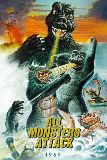 Poster to the movie "All Monsters Attack" #949487