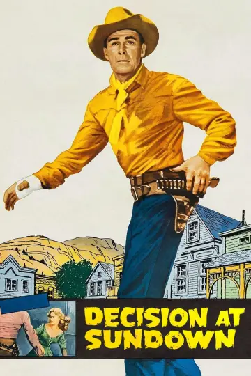 Poster to the movie "Decision at Sundown" #1069594