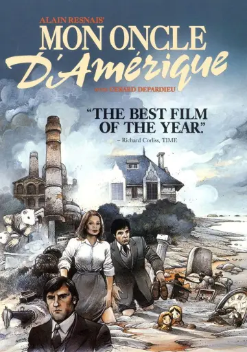 Poster to the movie "My American Uncle" #1062478