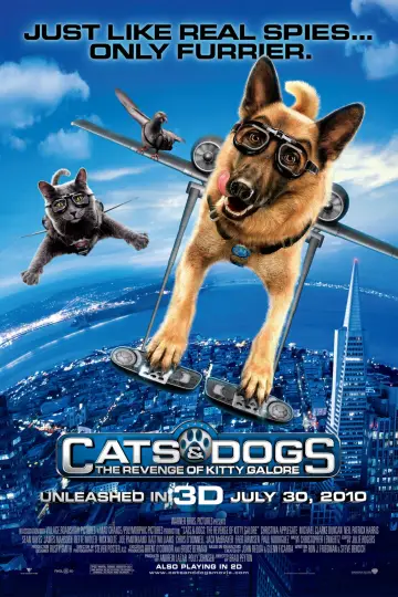 Poster to the movie "Cats & Dogs: The Revenge of Kitty Galore" #855319