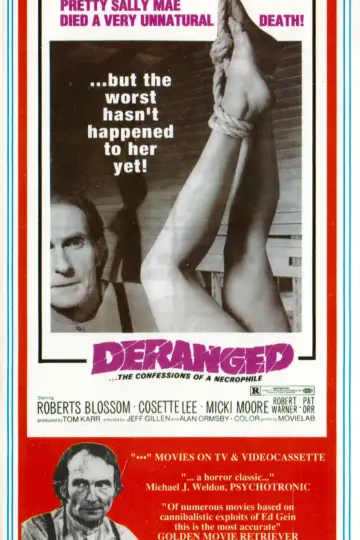 Poster to the movie "Deranged" #1113615