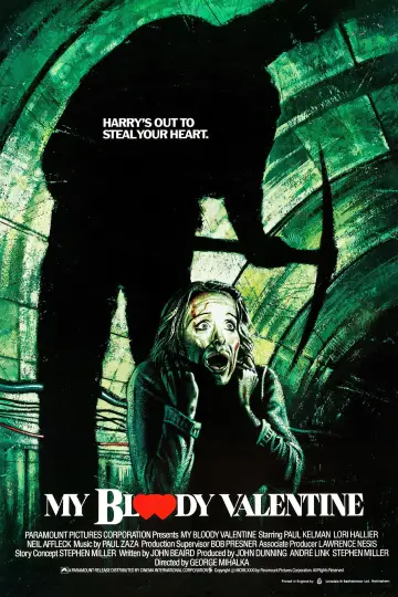 Poster to the movie "My Bloody Valentine" #691857