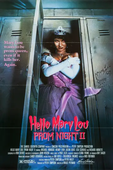Poster to the movie "Hello Mary Lou: Prom Night II" #1091729