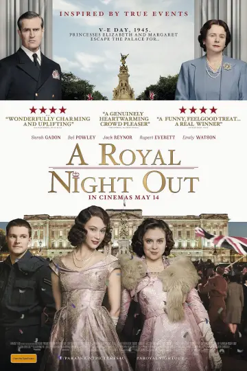 Poster to the movie "A Royal Night Out" #1044574