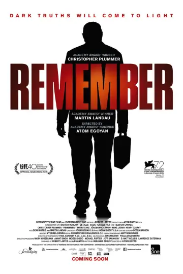 Poster to the movie "Remember" #1202286
