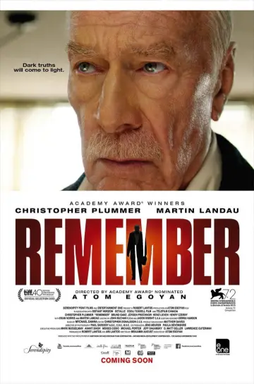 Poster to the movie "Remember" #988320