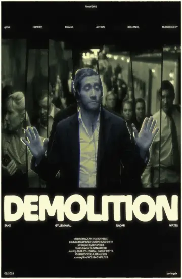 Poster to the movie "Demolition" #1532871