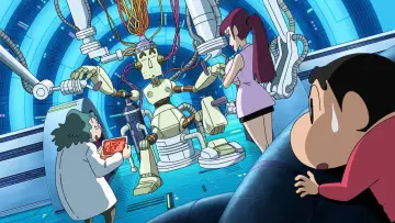 Crayon Shin-chan: Intense Battle! Robo Dad Strikes Back poster