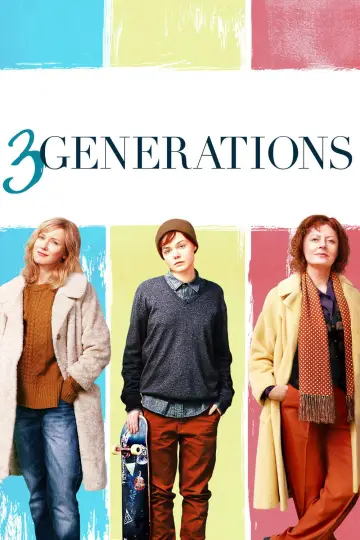 Poster to the movie "3 Generations" #1041184