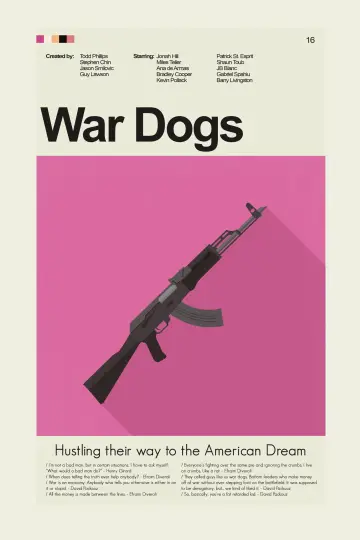 Poster to the movie "War Dogs" #914762