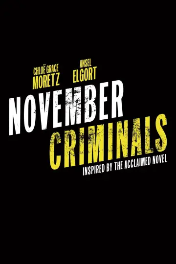Poster to the movie "November Criminals" #363520