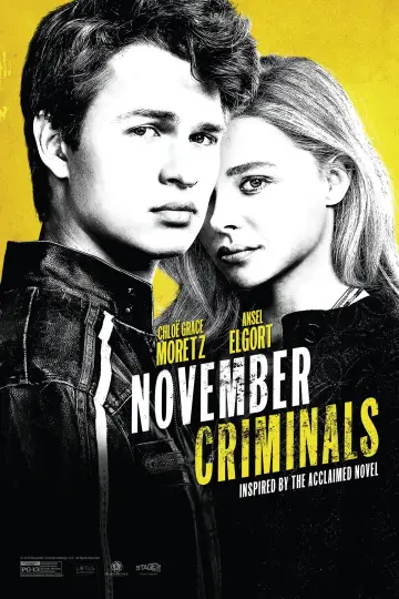 Poster to the movie "November Criminals" #363521