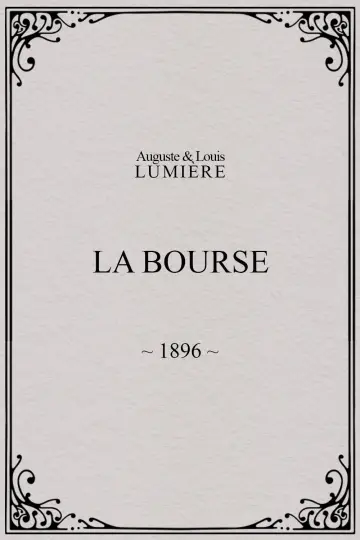 Poster to the movie "La Bourse" #968601