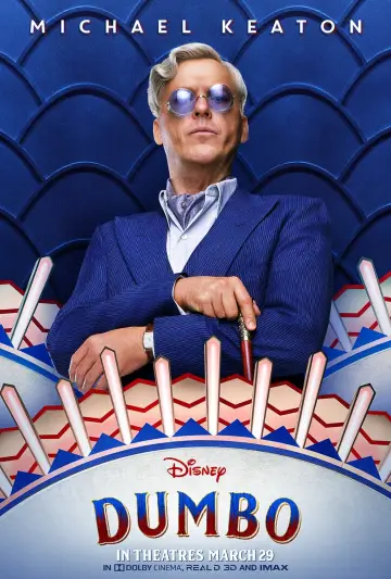 Poster to the movie "Dumbo" #273944