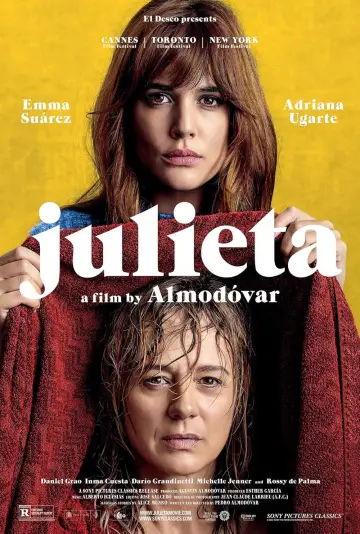 Poster to the movie "Julieta" #901388
