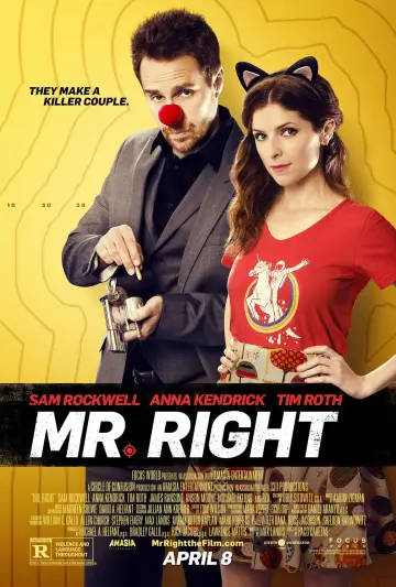 Poster to the movie "Mr. Right" #946827