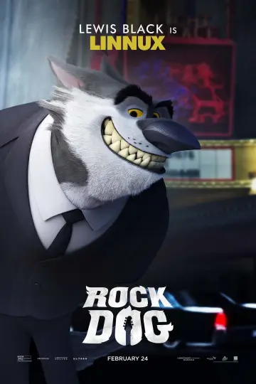 Poster to the movie "Rock Dog" #907606