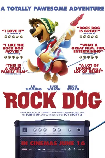 Poster to the movie "Rock Dog" #907616