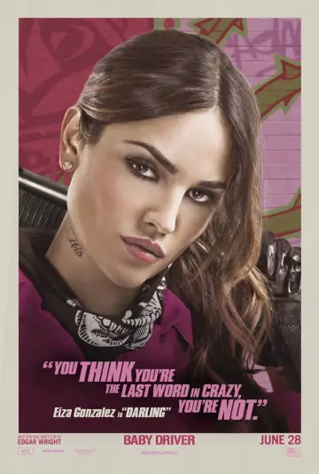 Poster to the movie "Baby Driver" #582633