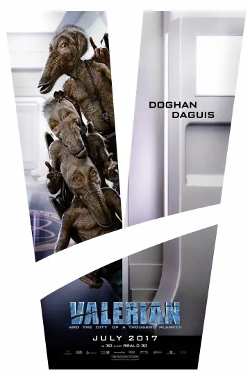 Poster to the movie "Valerian and the City of a Thousand Planets" #614171