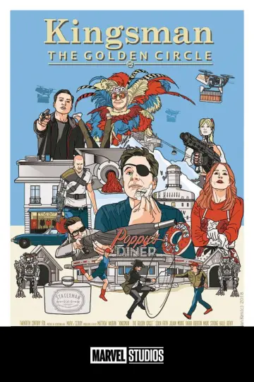 Poster to the movie "Kingsman: The Golden Circle" #1198421