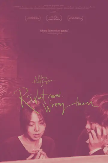 Poster to the movie "Right Now, Wrong Then" #950448