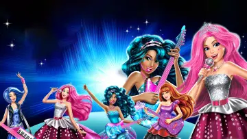 Backdrop to the movie "Barbie in Rock 