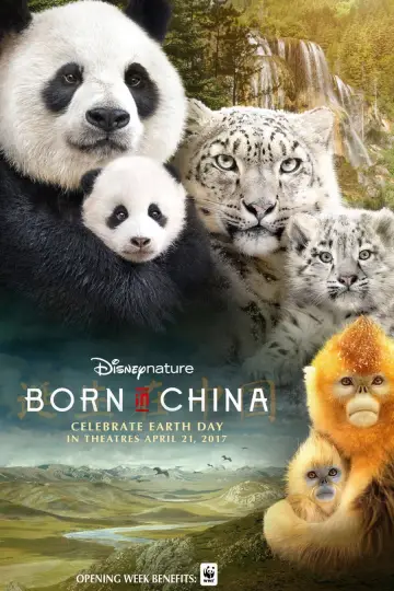 Poster to the movie "Born in China" #1080179