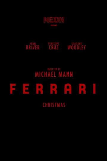 Poster to the movie "Ferrari" #155599
