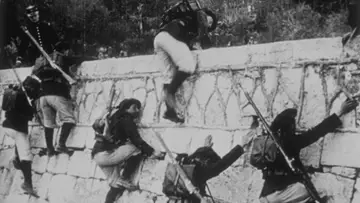 27ème chasseurs alpins : assaut d'un mur poster