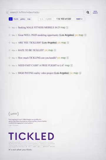 Poster to the movie "Tickled" #1111503