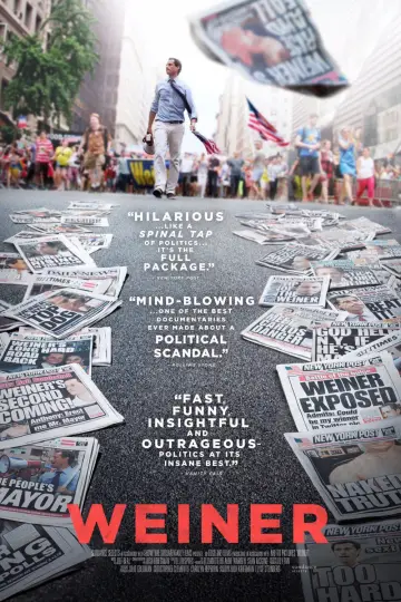 Poster to the movie "Weiner" #1110959