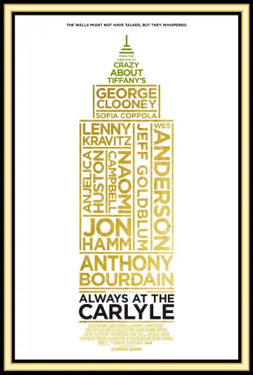 Poster to the movie "Always at The Carlyle" #1054535