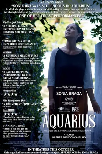 Poster to the movie "Aquarius" #986871