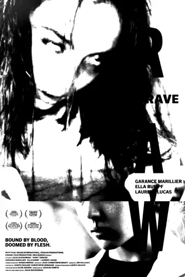 Poster to the movie "Raw" #991972