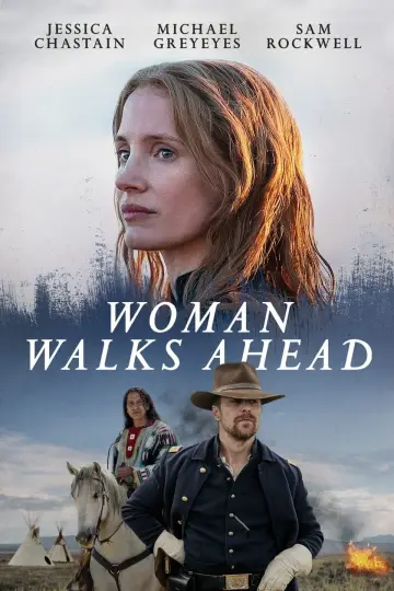 Poster to the movie "Woman Walks Ahead" #362978