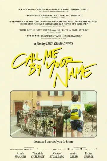 Poster to the movie "Call Me by Your Name" #954500