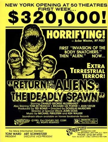 Poster to the movie "The Deadly Spawn" #1054731