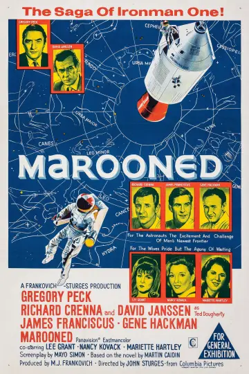 Poster to the movie "Marooned" #1099575