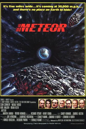 Poster to the movie "Meteor" #1086462