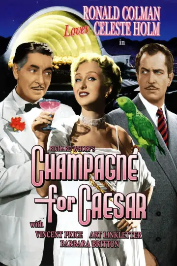 Poster to the movie "Champagne for Caesar" #1040725