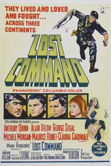 Poster to the movie "Lost Command" #1127079