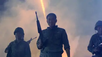 Backdrop to the movie "A Better Tomorrow III: Love and Death in Saigon" #923090