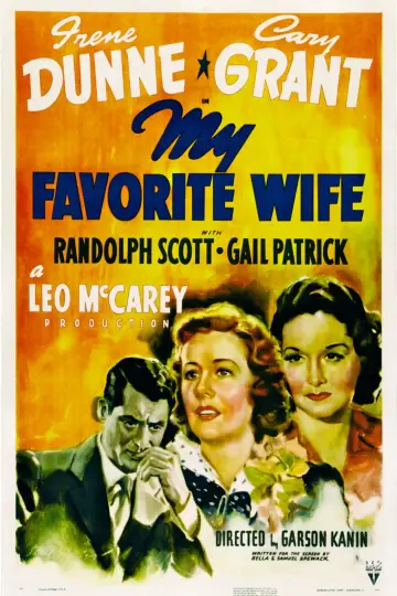 Poster to the movie "My Favorite Wife" #1087160