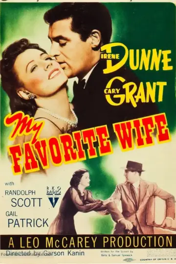 Poster to the movie "My Favorite Wife" #1087162