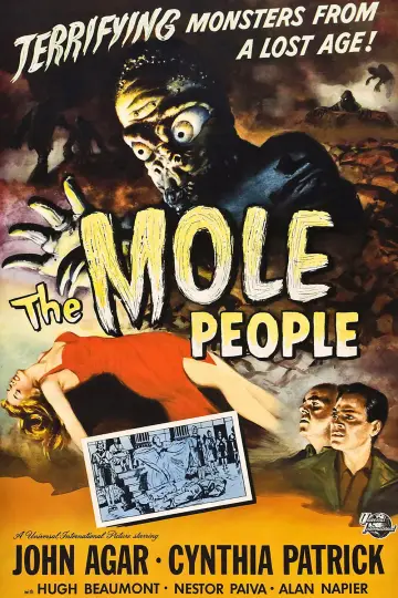 Poster to the movie "The Mole People" #931736