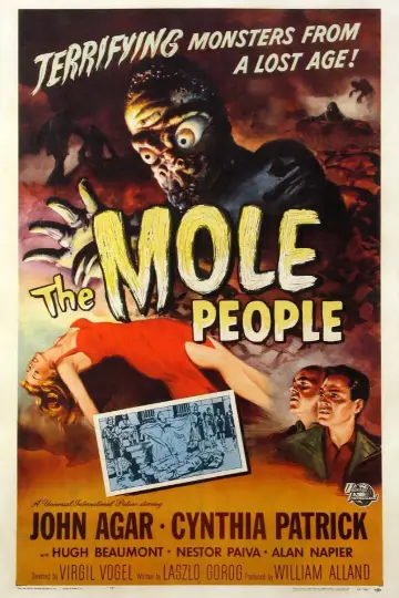 Poster to the movie "The Mole People" #931737
