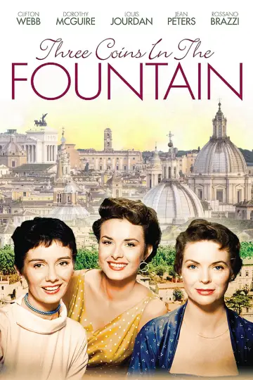 Poster to the movie "Three Coins in the Fountain" #1045098