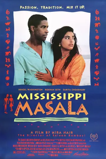 Poster to the movie "Mississippi Masala" #1120634