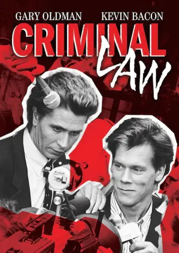 Poster to the movie "Criminal Law" #1069008